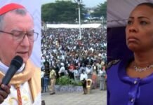 Olive Lembe, Botala makambu asali na messe ya réconciliation devant envoyé ya Pape