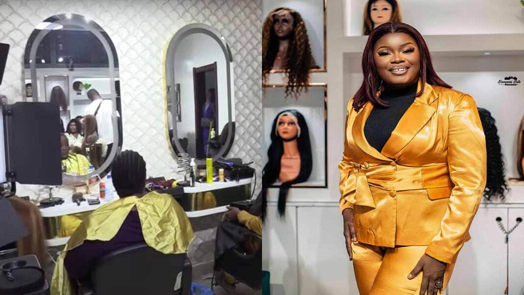 Ouverture officielle du Salon de Coiffure de l’actrice Ursule Peshanga