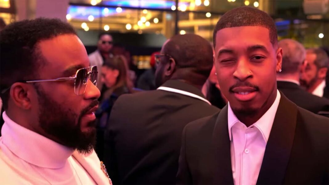 Fally Ipupa, Mbappé, Messi, Neymar à une soirée de gala à Paris