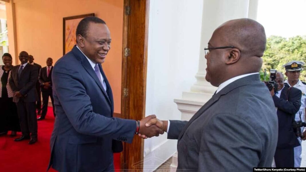 L’ancien président kényan Uhuru Kenyatta rencontre une délégation du M23