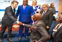 VIDEO. Le président Félix Tshisekedi présente son allié Vital Kamerhe à Emmanuel Macron