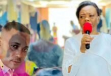 En plein culte Tina Lessie, la femme de Denis Lessie défend son mari