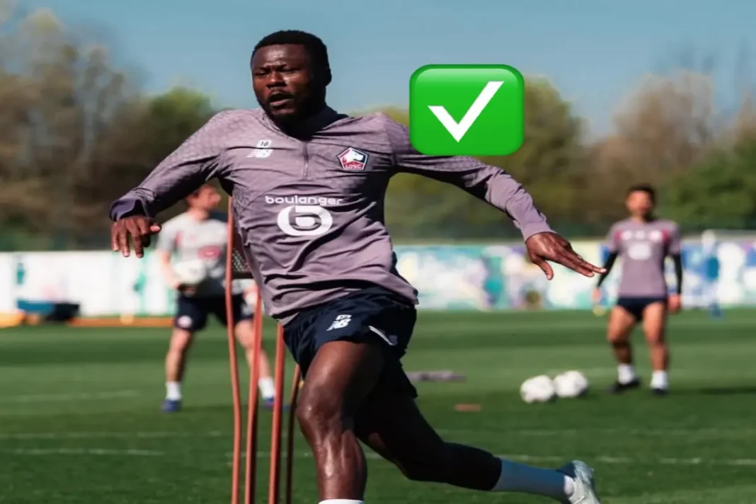 Chancel Mbemba de retour à l’entraînement à Lille ! Chancel Mbemba de retour à l’entraînement à Lille !